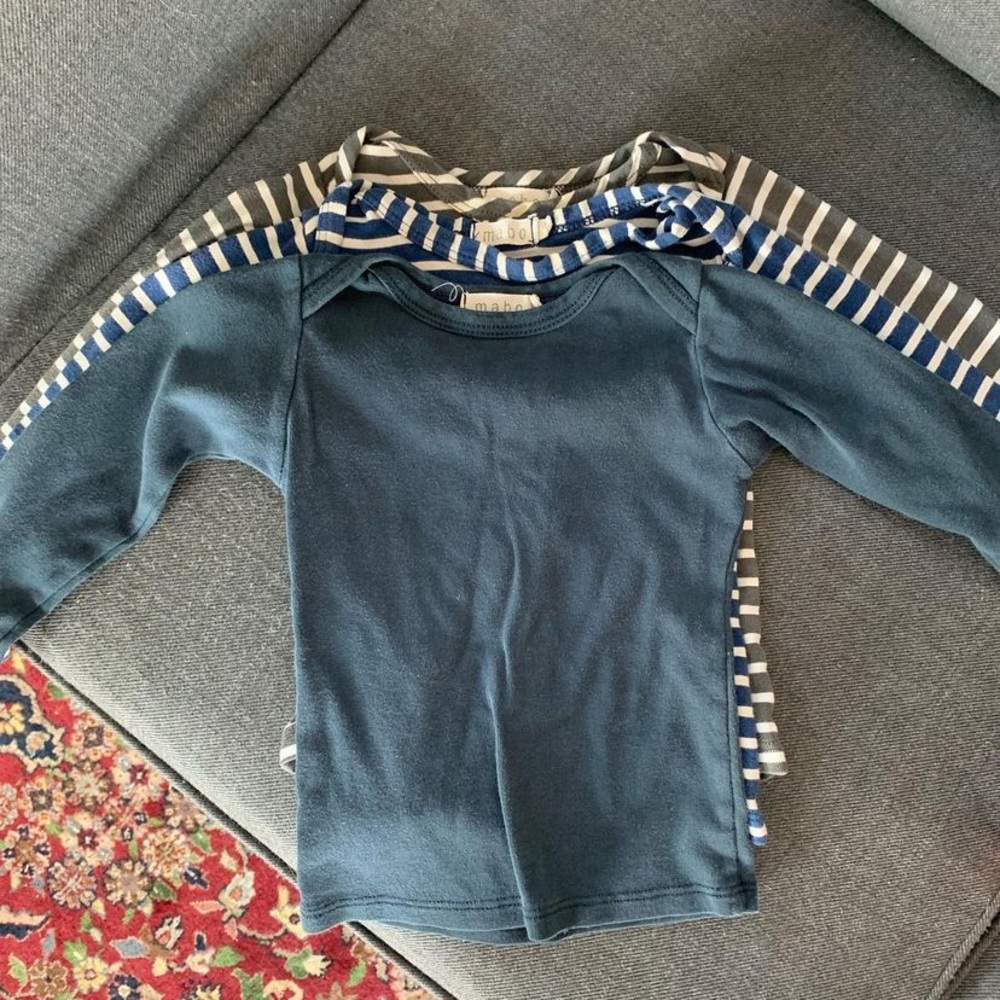 3 Mabo long sleeve shirts, EUC